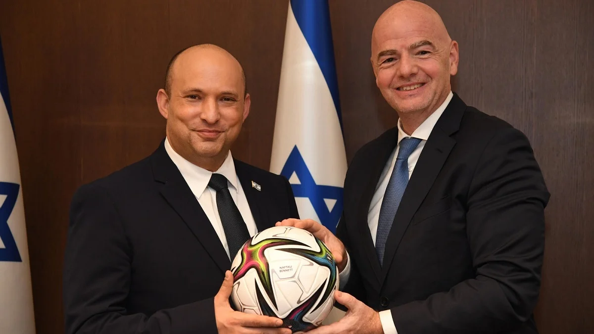 Нафтали Бенета и Джанни Инфантино / Twitter Премьер-министр Израиля