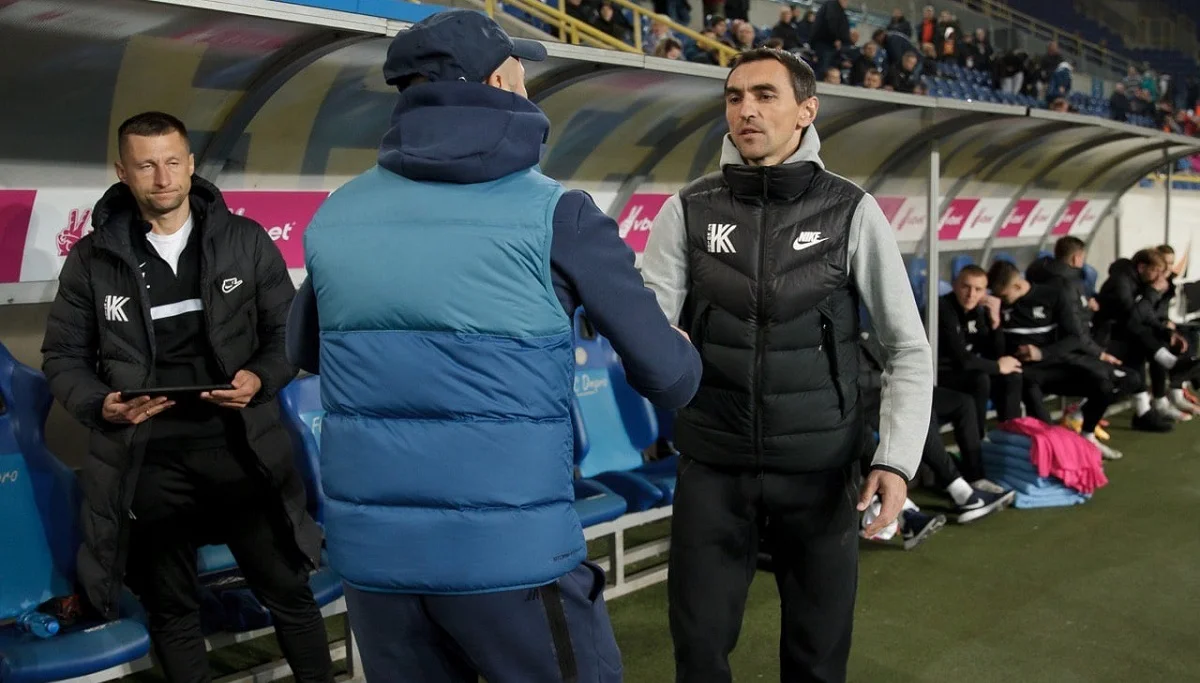 Сергій Кузнецов (праворуч) / СК Дніпро-1