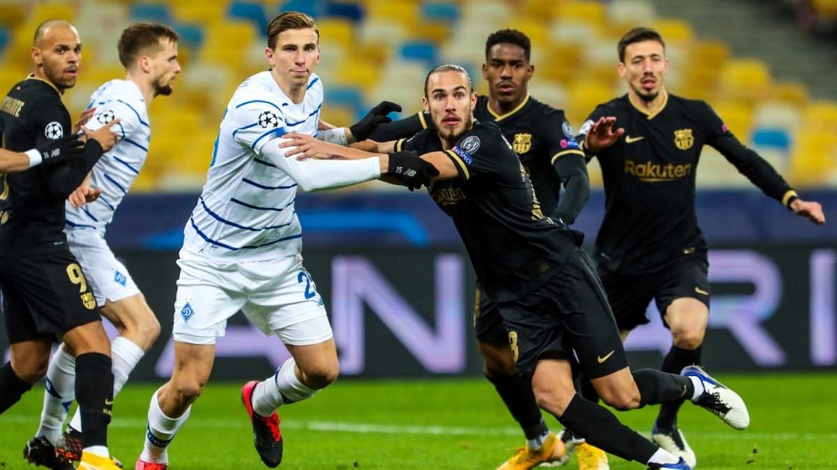 барселона динамо где смотреть