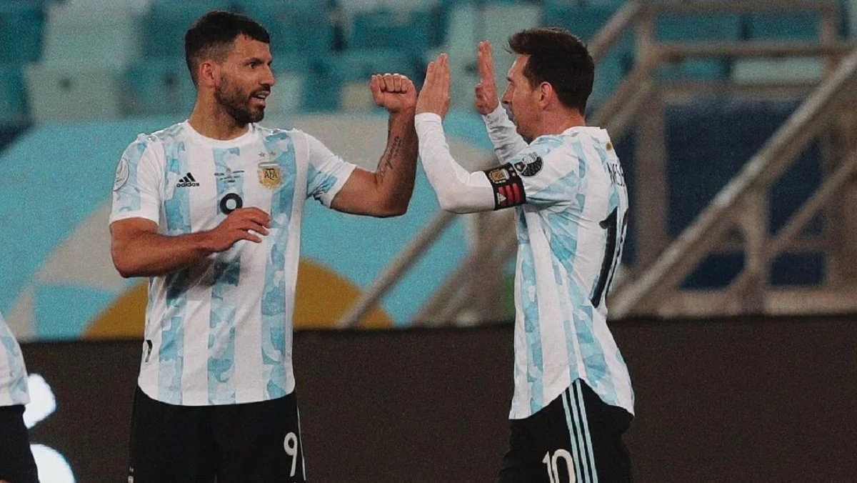 Агуэро и Месси / фото из соцсетей