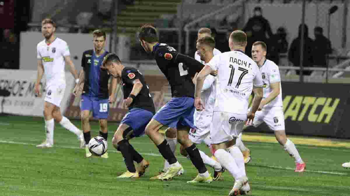 Чорноморець – Верес – 0:1 – відео гола та огляд матчу з нереалізованим пенальті