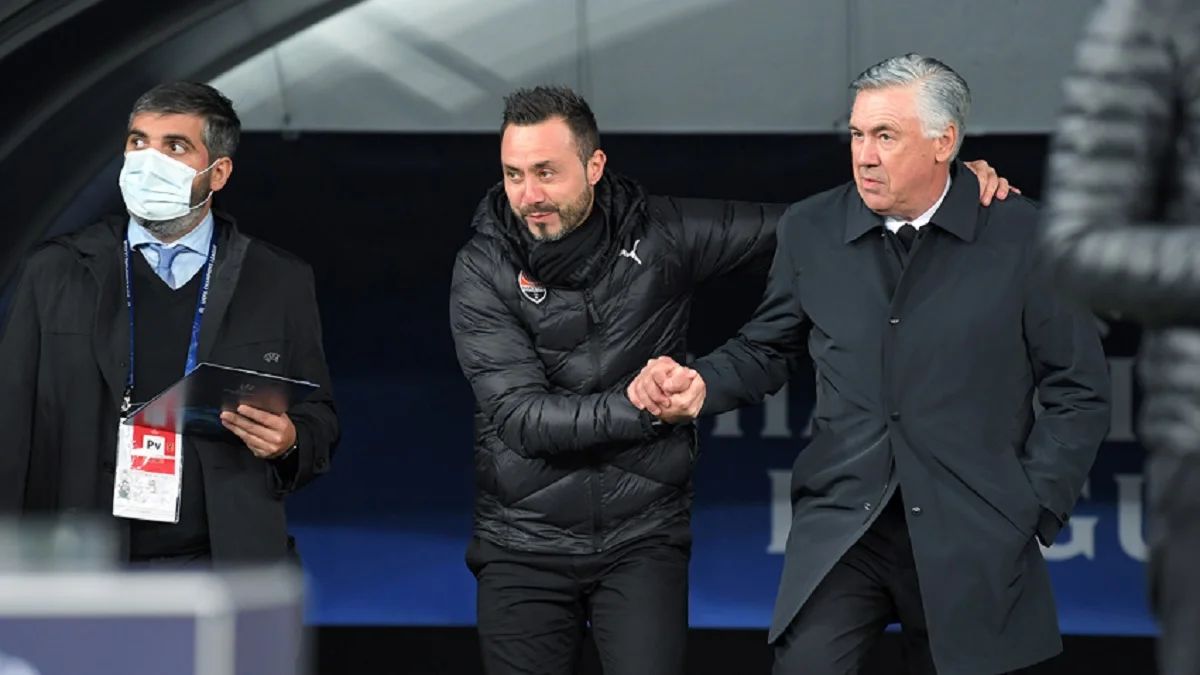 Де Дзербі програв тактичну дуель Анчелотті / фото: Шахтар