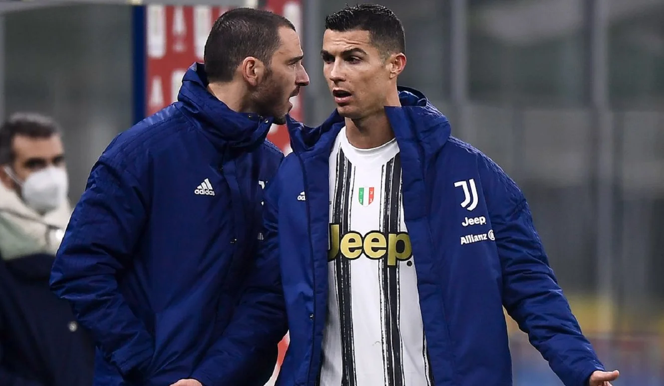 Леонардо Бонуччі та Кріштіану Роналду / Фото ФК Ювентус