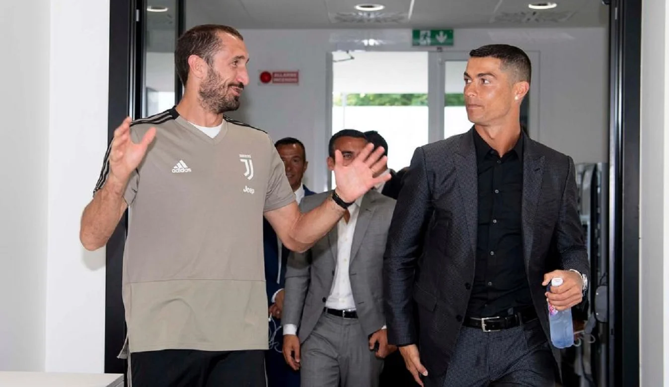 Джорджо Кьеллини и Криштиану Роналду / Фото Ювентус
