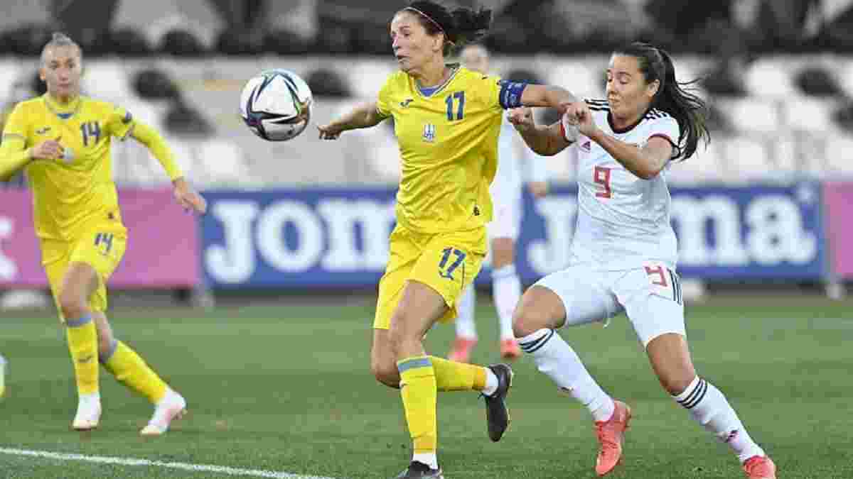 Женская сборная Украины уничтожена Испанией в отборе к ЧМ – грандиозный разрыв в классе не оставил шансов