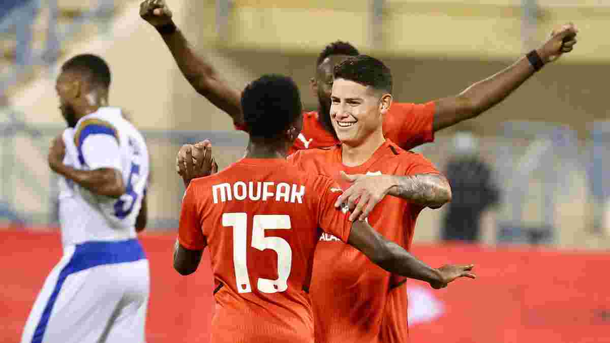 Хамес відзначився красивим дебютним голом на Близькому Сході