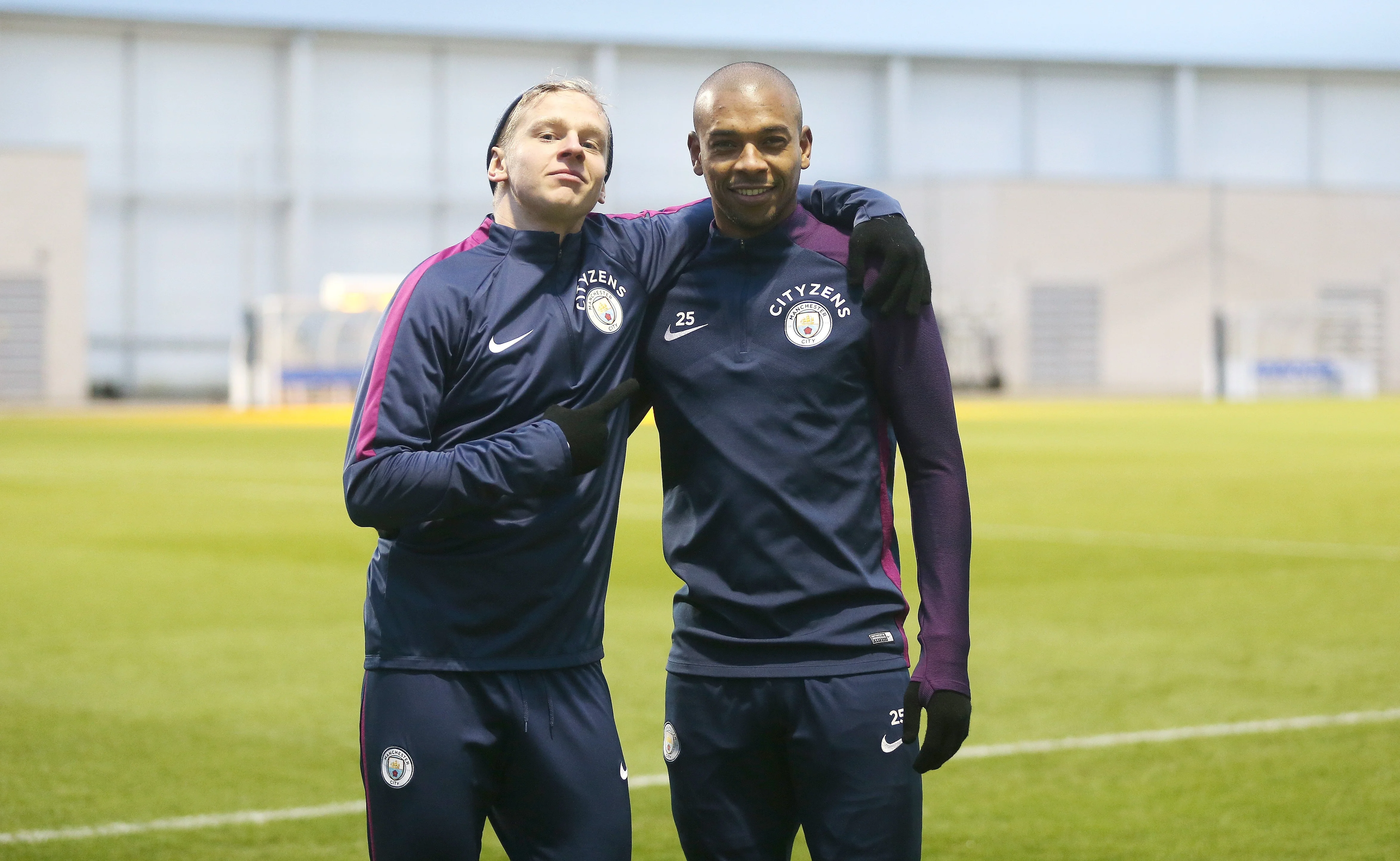 Зинченко и Фернандинью / ФК Манчестер Сити