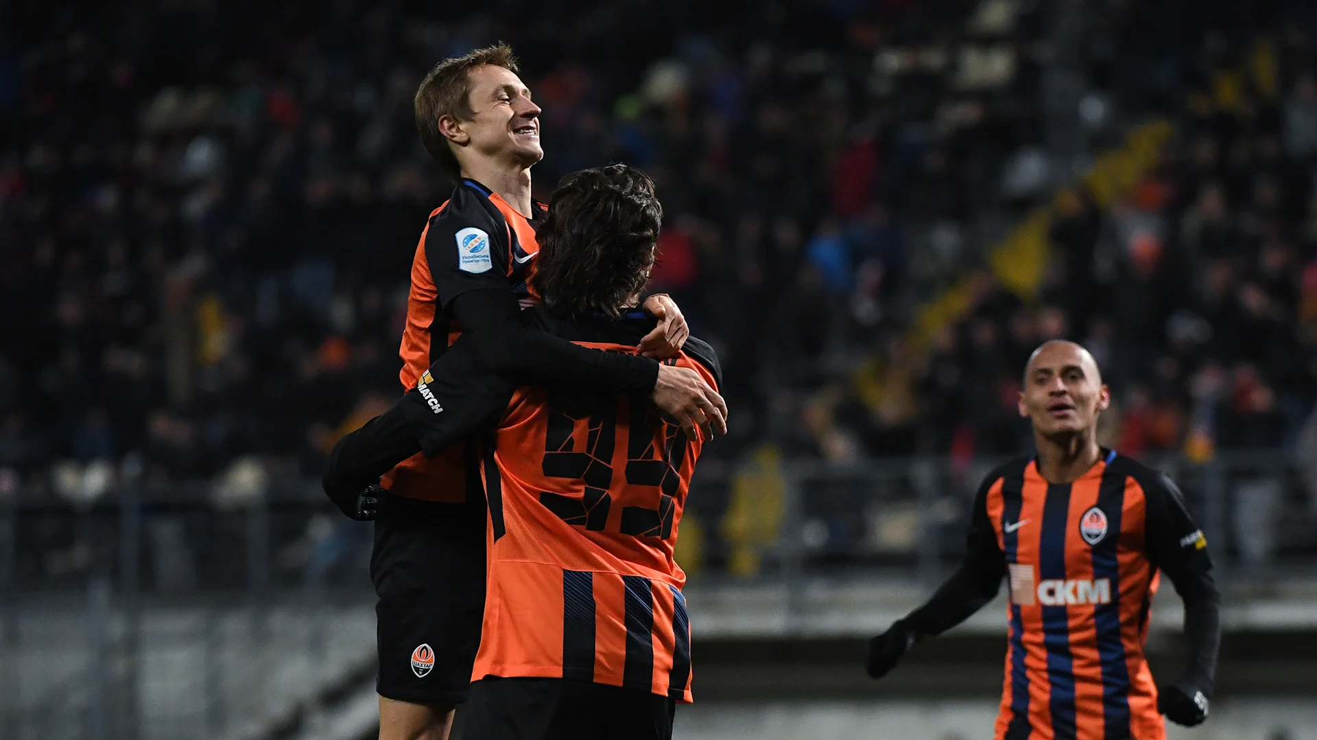 Бутко в объятиях Бланко-Лещука / ФК Шахтер