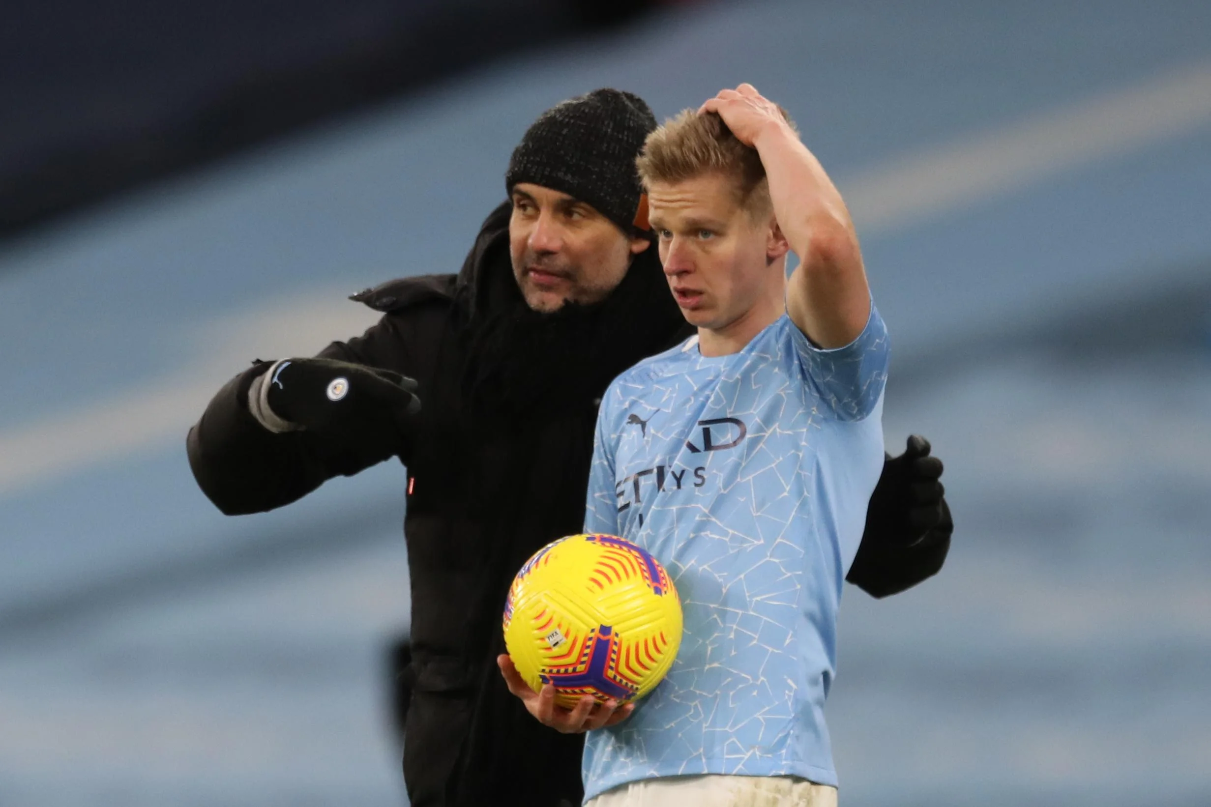 Гвардіола та Зінченко / NMC Pool