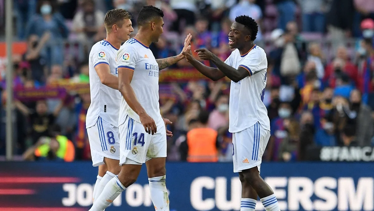 Кроос, Каземіро і Вінісіус / Getty Images