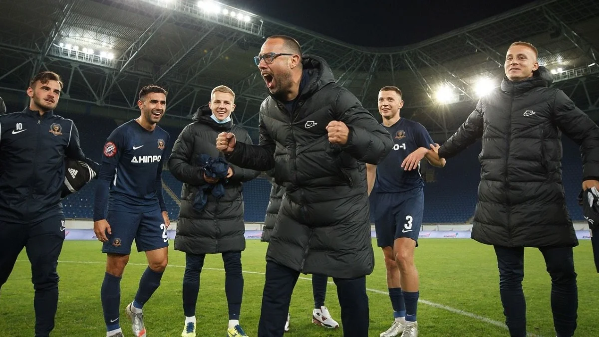 Ігор Йовічевіч заряджає на перемогу / Фото СК Дніпро-1