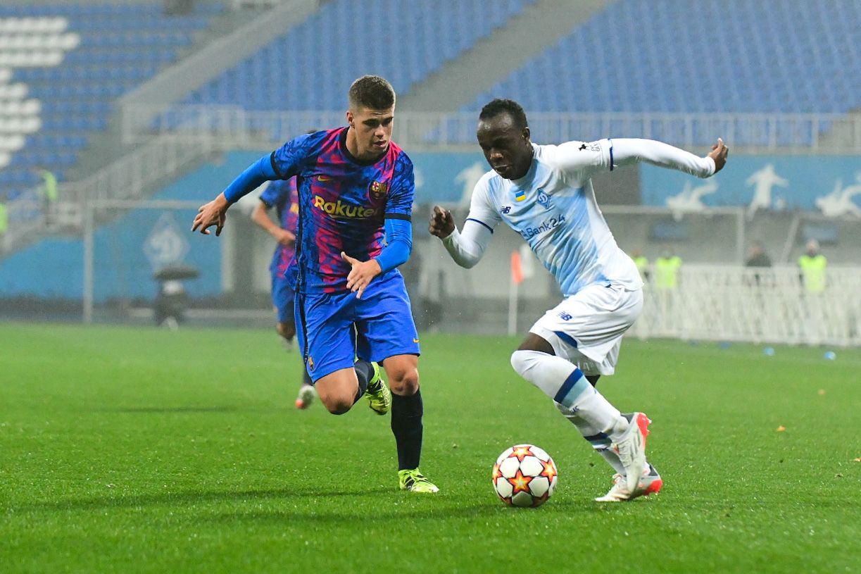 Диалло против "Барселоны" U-19 / ФК "Динамо"