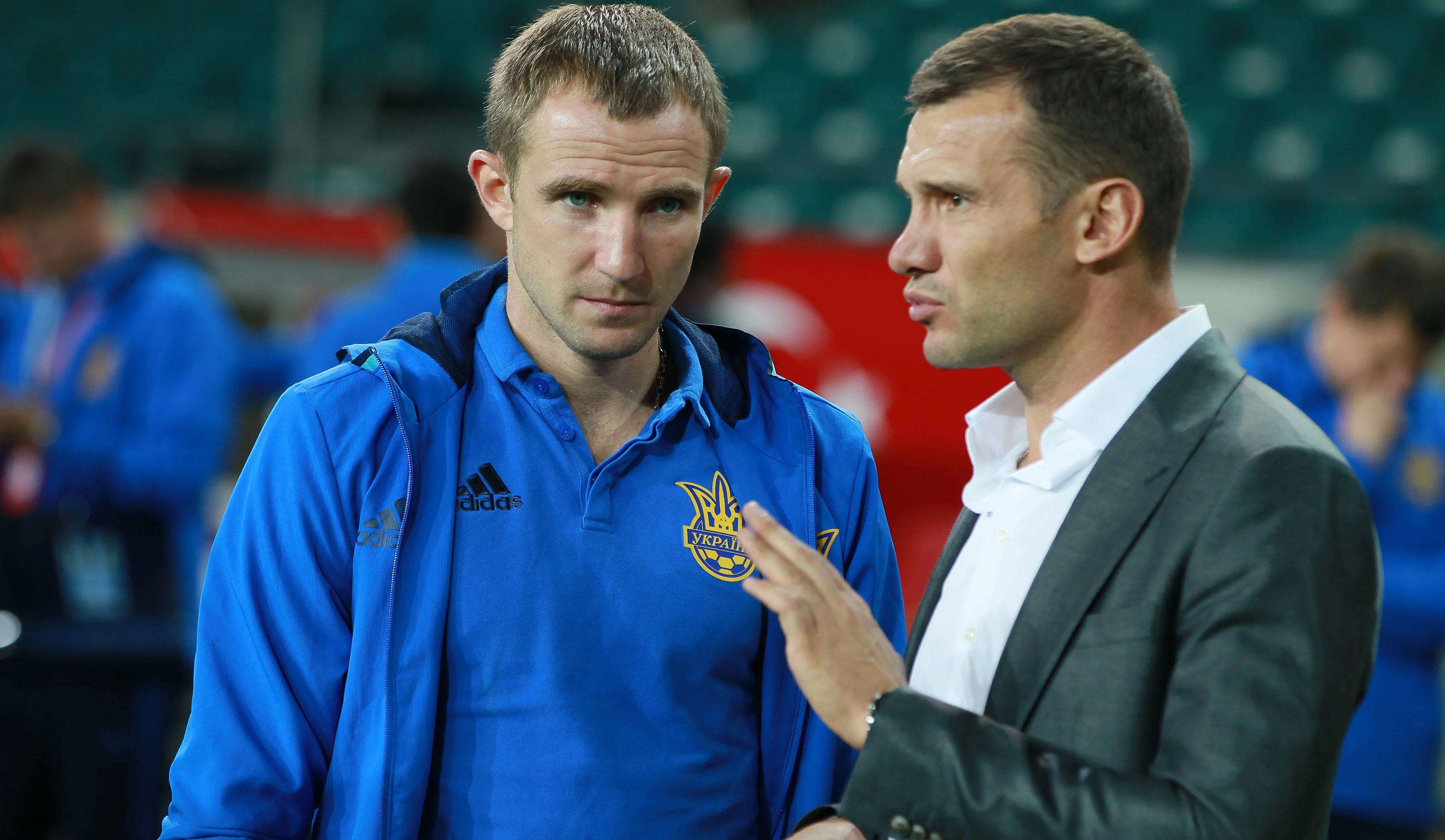 Олександр Кучер та Андрій Шевченко / Фото УАФ