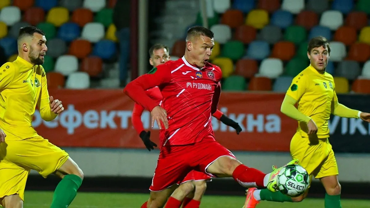 Хобленко забив у ворота Ниви / Facebook Кривбаса