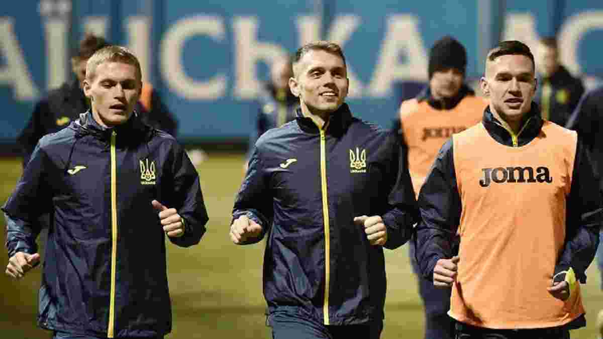 Україна провела перше тренування перед вирішальним матчем кваліфікації до ЧС-2022 – троє гравців займалися окремо