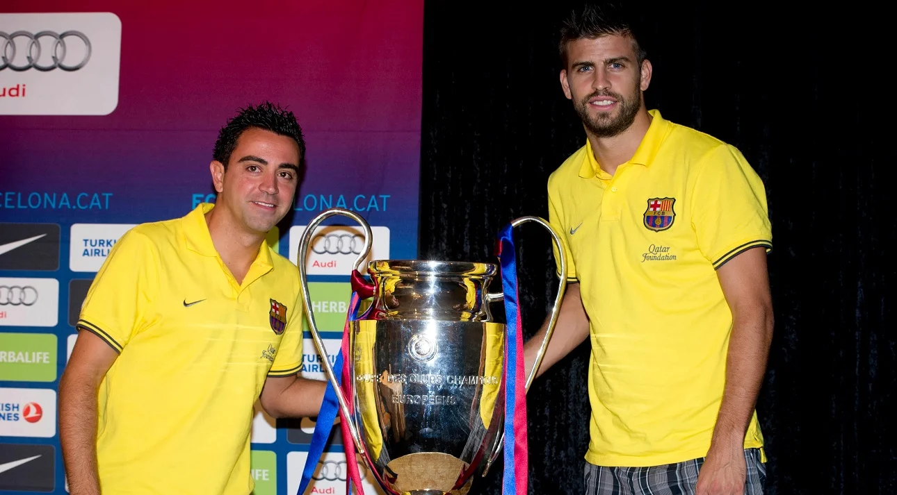 Хави и Пике / Сайт Барселоны