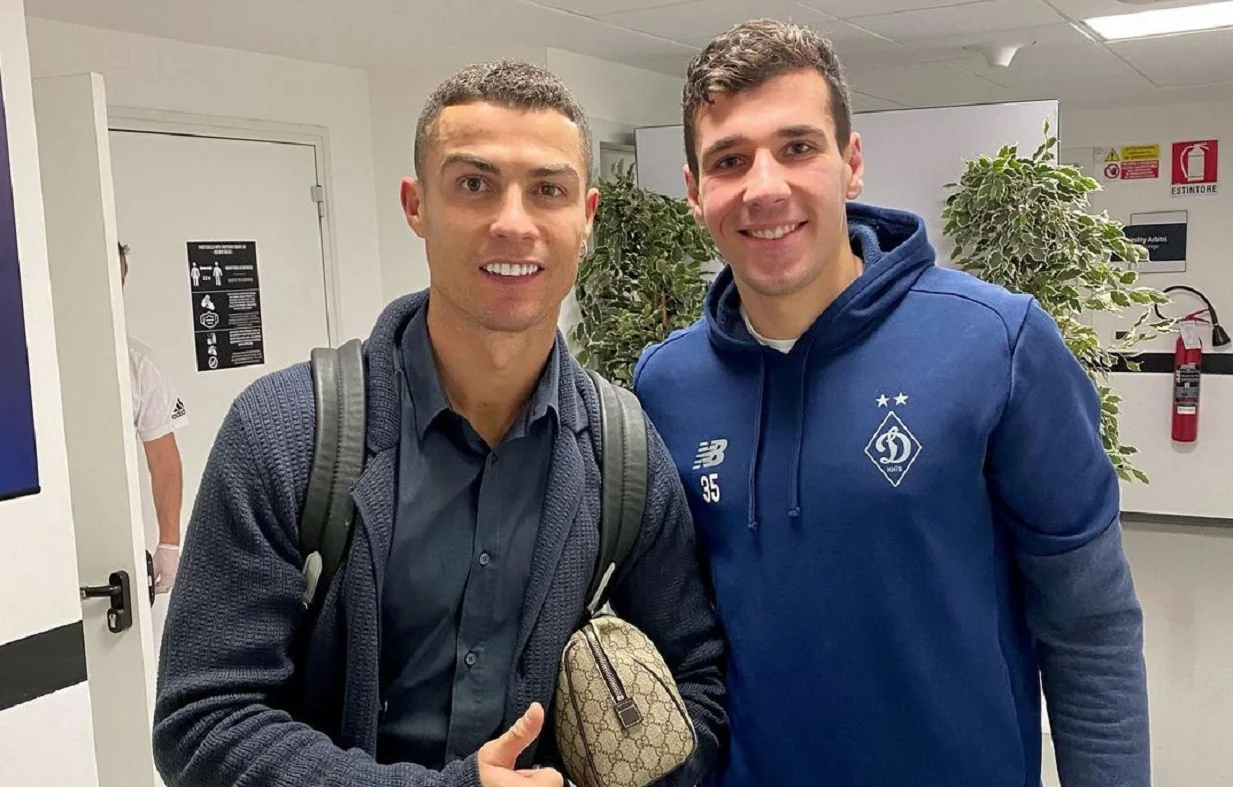 Кріштіану Роналду та Руслан Нещерет / Фото Instagram