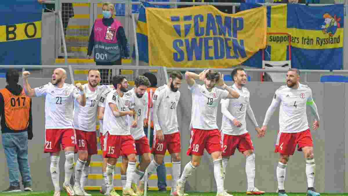 Каладзе эмоционально отреагировал на неожиданную победу Грузии над Швецией