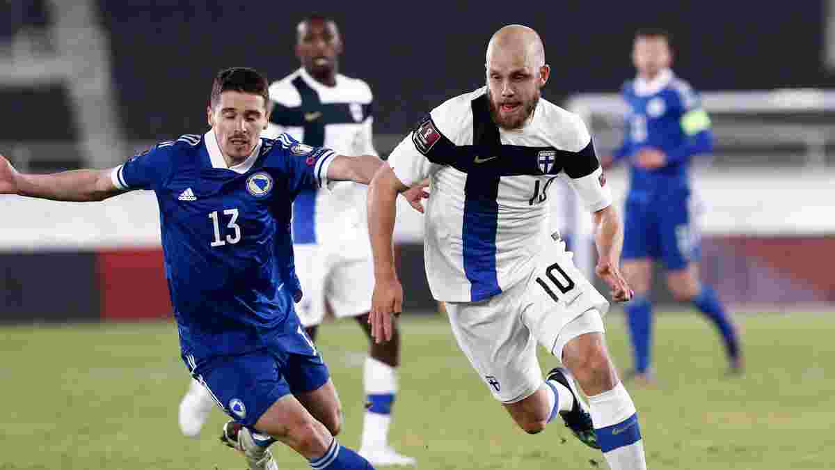 Боснія і Герцеговина – Фінляндія: онлайн-трансляція матчу відбору до ЧС-2022