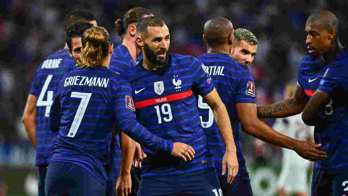 Франція – Казахстан: стартові склади на матч відбору до ЧС-2022
