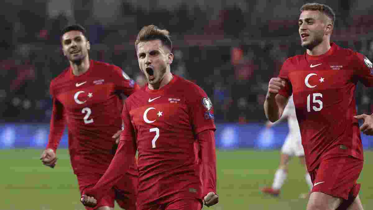 ЧМ-2022: Турция уничтожила Гибралтар шестью голами, Норвегия потеряла с Латвией очки и второе место группы G