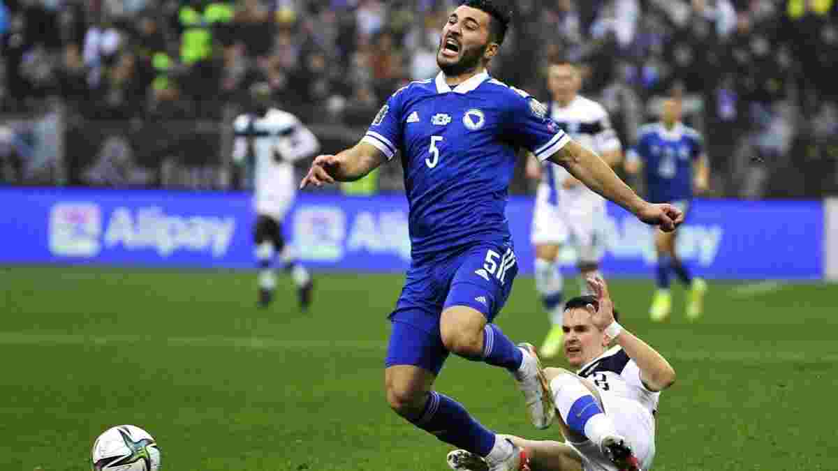 Колашинац не поможет Боснии и Герцеговине в матче с Украиной – защитнику Арсенала наложили гипс