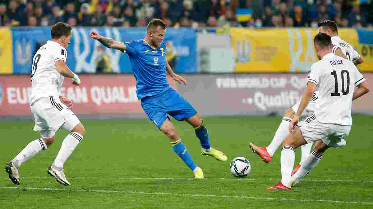 Боснія і Герцеговина – Україна: Левченко знайшов перевагу "синьо-жовтих" перед вирішальним матчем відбору до ЧС-2022