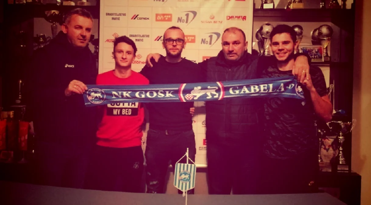 Ілля Корнєв (крайній праворуч) / Фото ФК ГОШК