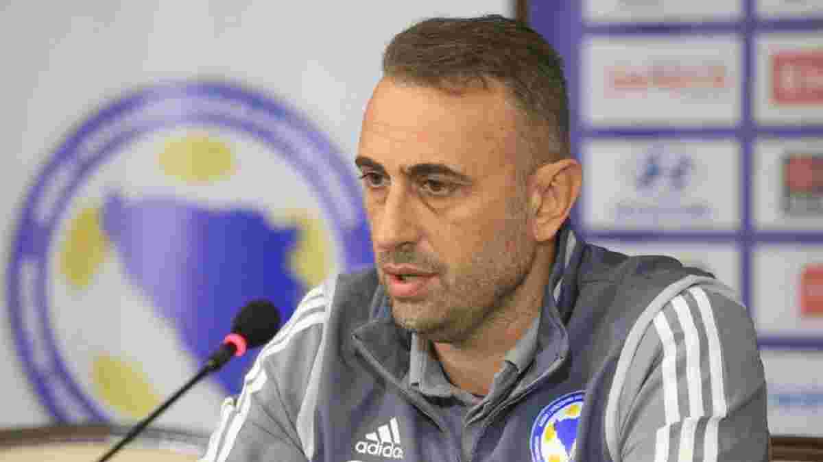 Тренер Боснии и Герцеговины анонсировал ротацию в матче против Украины