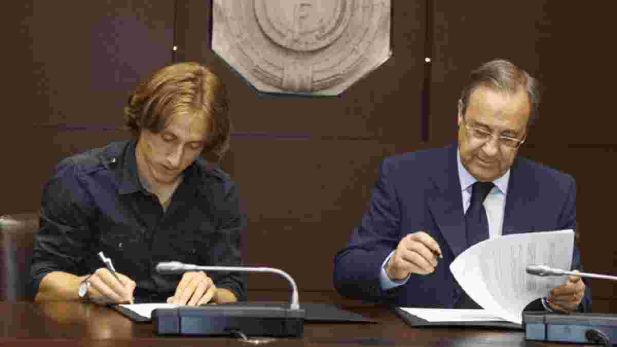 Модрич согласовал новый контракт с Реалом