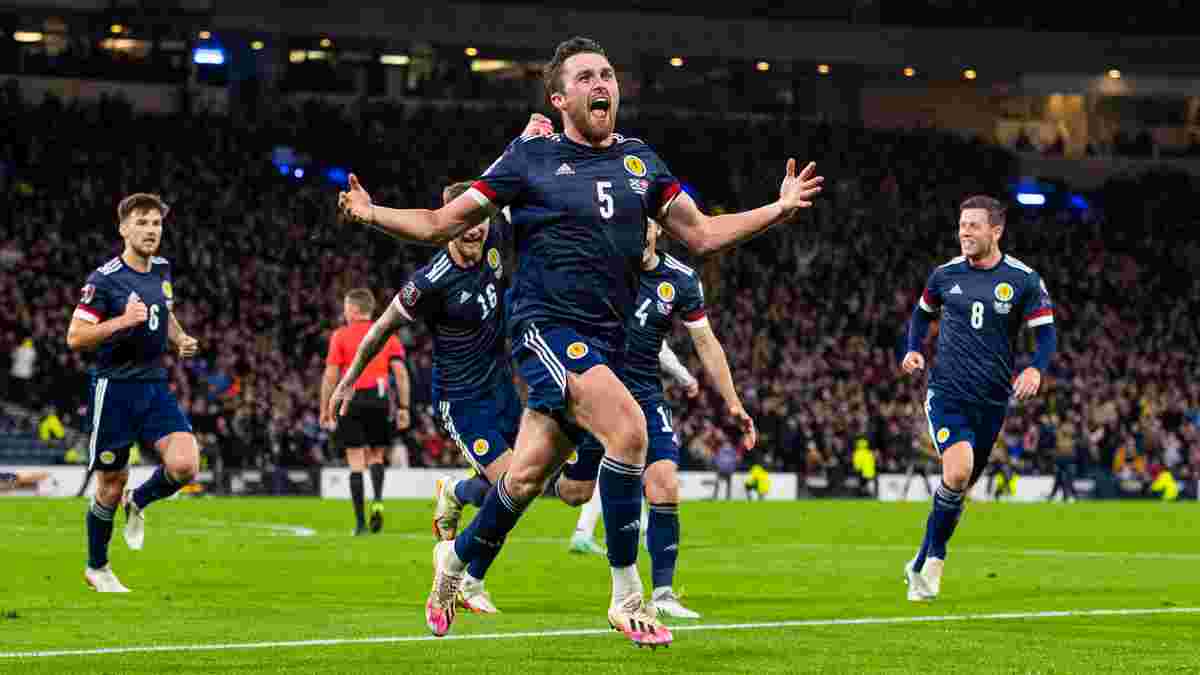 Данія не змогла вийти на ЧС-2022 з ідеальним результатом, Шотландія зіграє у плей-офф