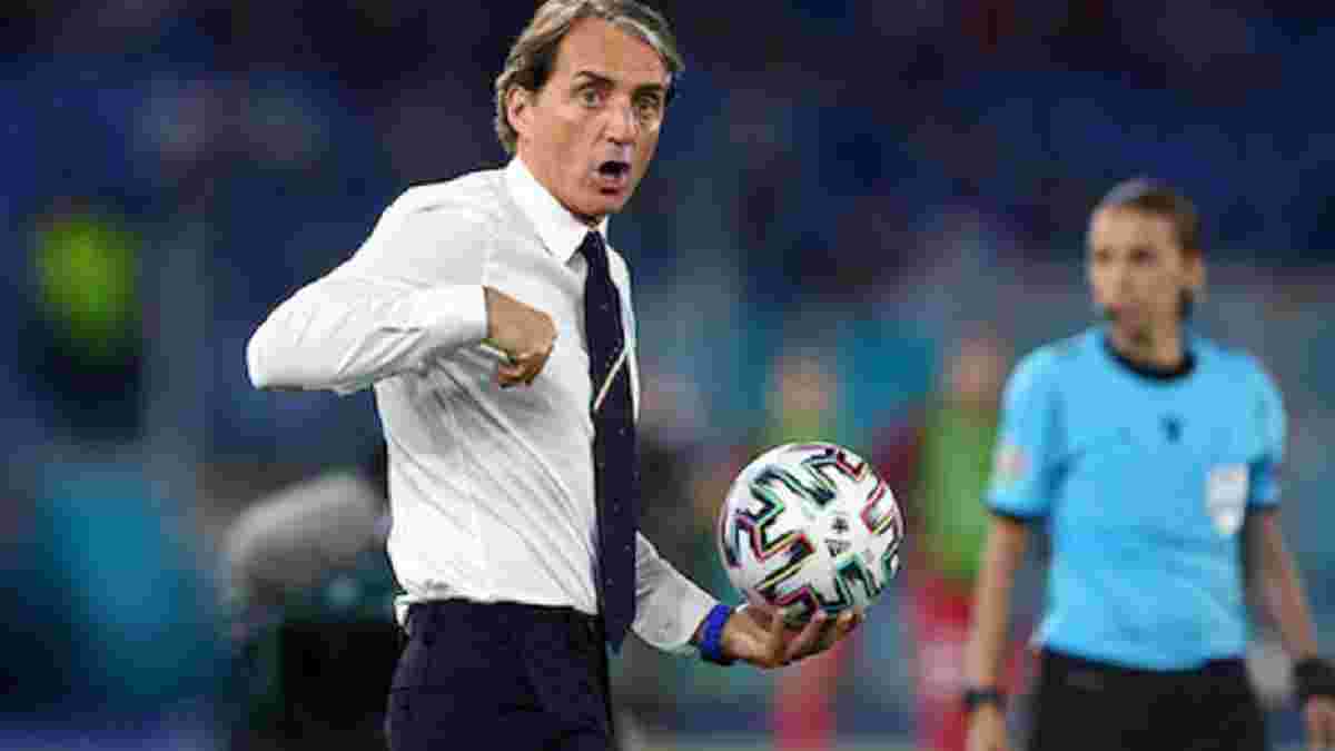 Манчіні: Сподіваюся, збірна Італії завоює право зіграти на ЧС-2022 та виграє турнір