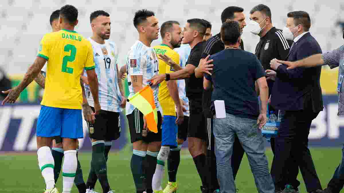 Бразилія повинна отримати технічну поразку за скандальний 4-хвилинний матч проти Аргентини, – ЗМІ 