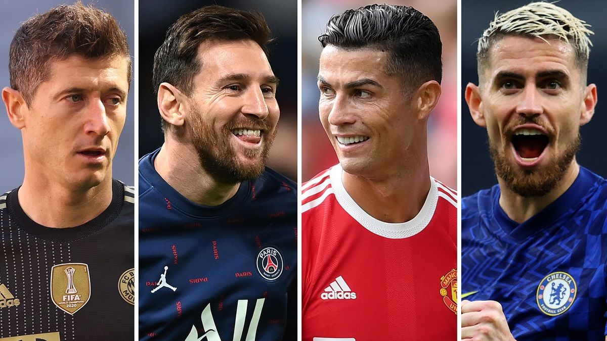 Лєвандовскі, Мессі, Роналду і Жоржінью / Колаж Goal.com