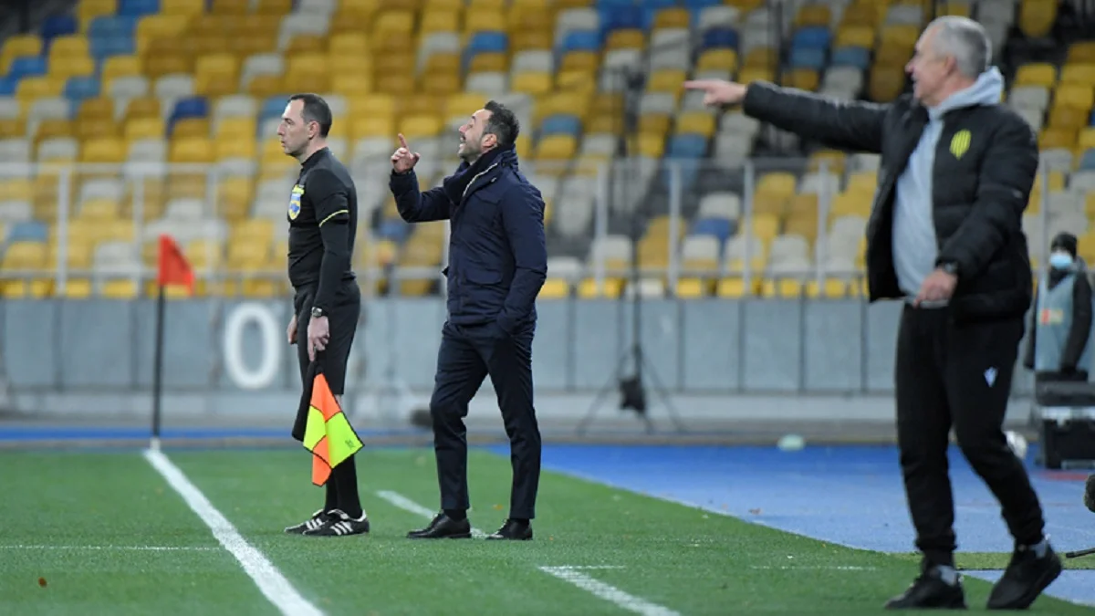 Роберто Де Дзерби и Леонид Кучук / ФК Шахтер