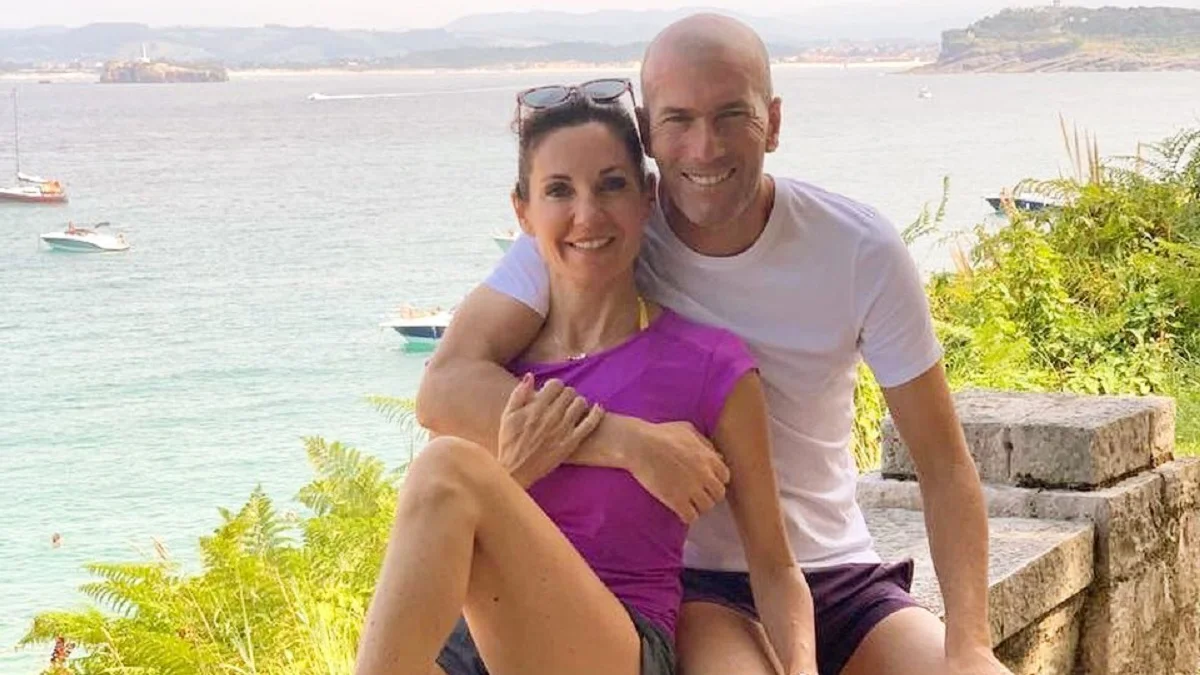 Зінедін Зідан з дружиною / фото із соцмереж