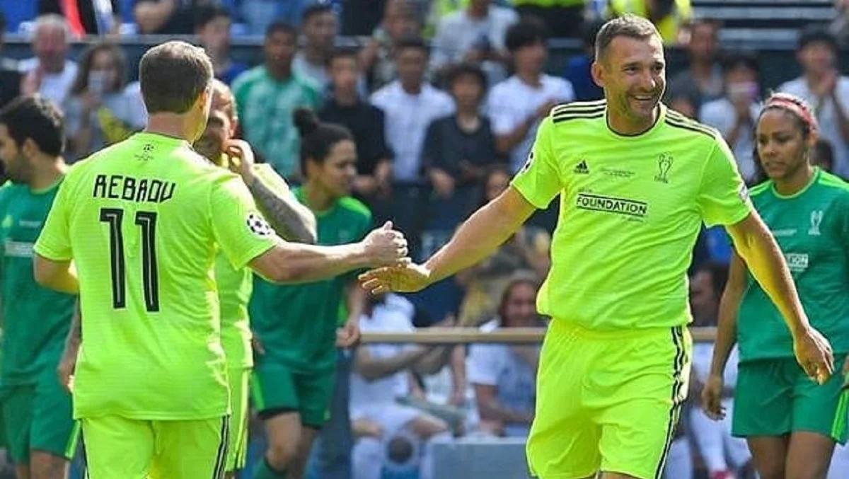 Ребров та Шевченко / фото із соцмереж