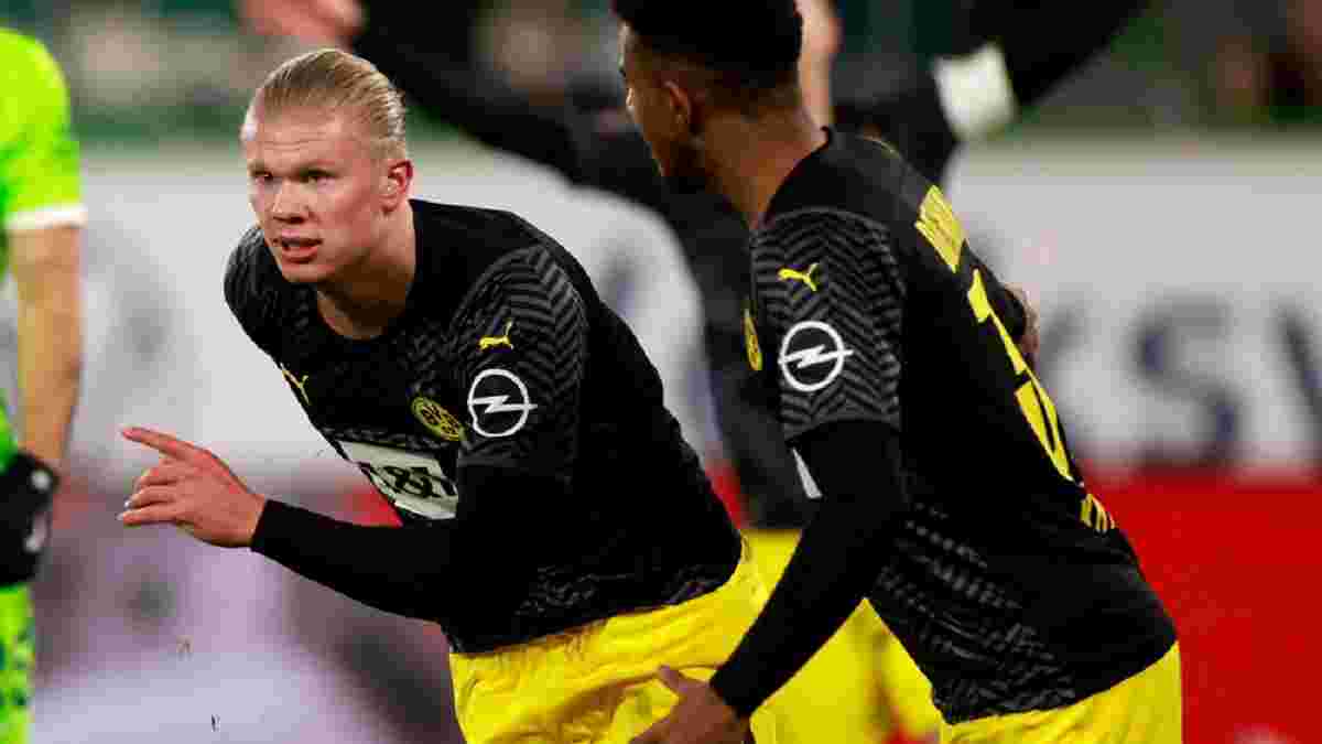 Триумфальный камбек Холанда и гол грудью в видеообзоре матча Вольфсбург – Боруссия Д – 1:3