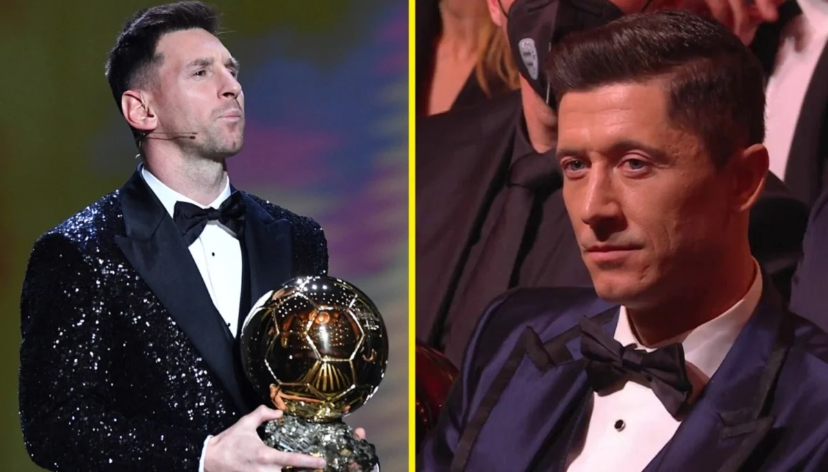 Ліонель Мессі та Роберт Лєвандовскі / Getty Images