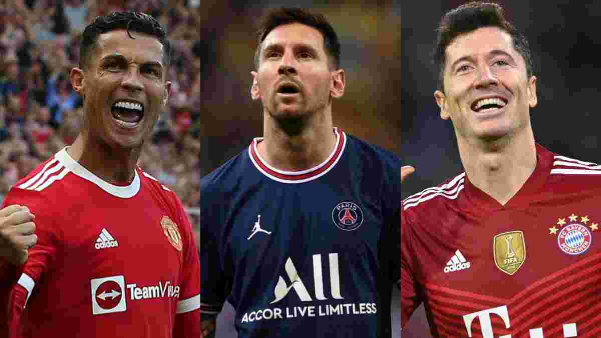 Месси, Роналду, Левандовски и трио чемпионов Европы – символическая сборная 2021 года