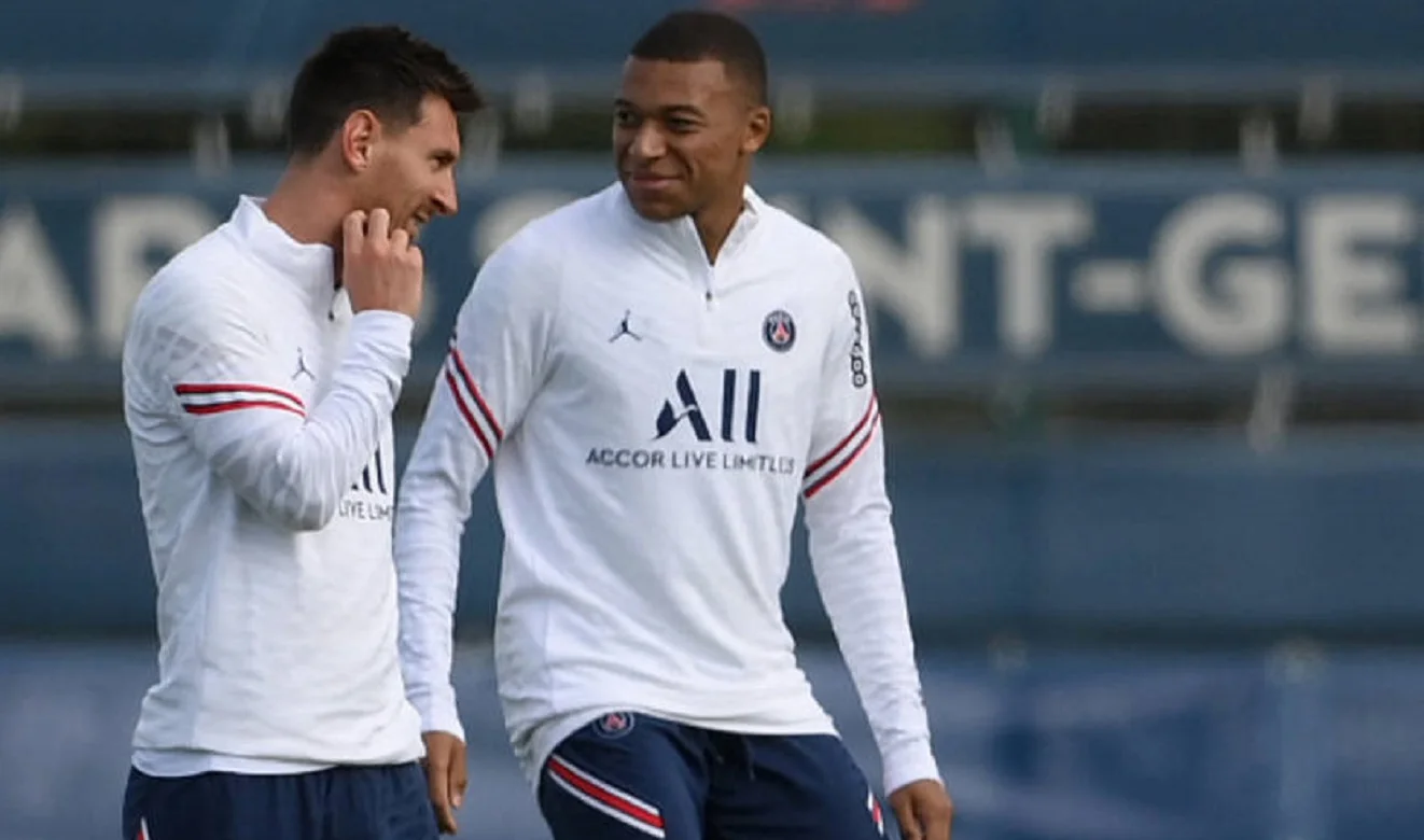 Ліонель Мессі та Кіліан Мбаппе / Фото ПСЖ
