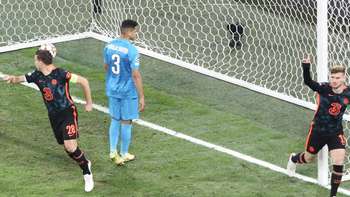 Вернер забил в ворота Зенита / Twitter россиян