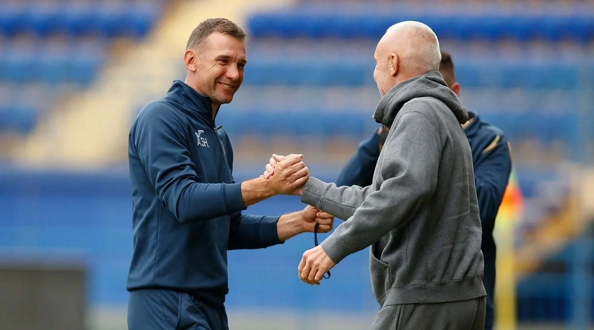 Андрій Шевченко та Олександр Ярославський / УАФ