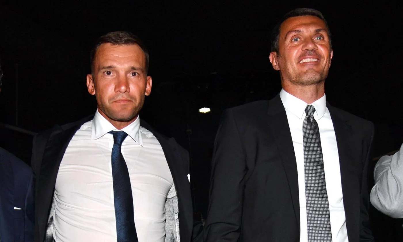 Шевченко і Мальдіні / AFP