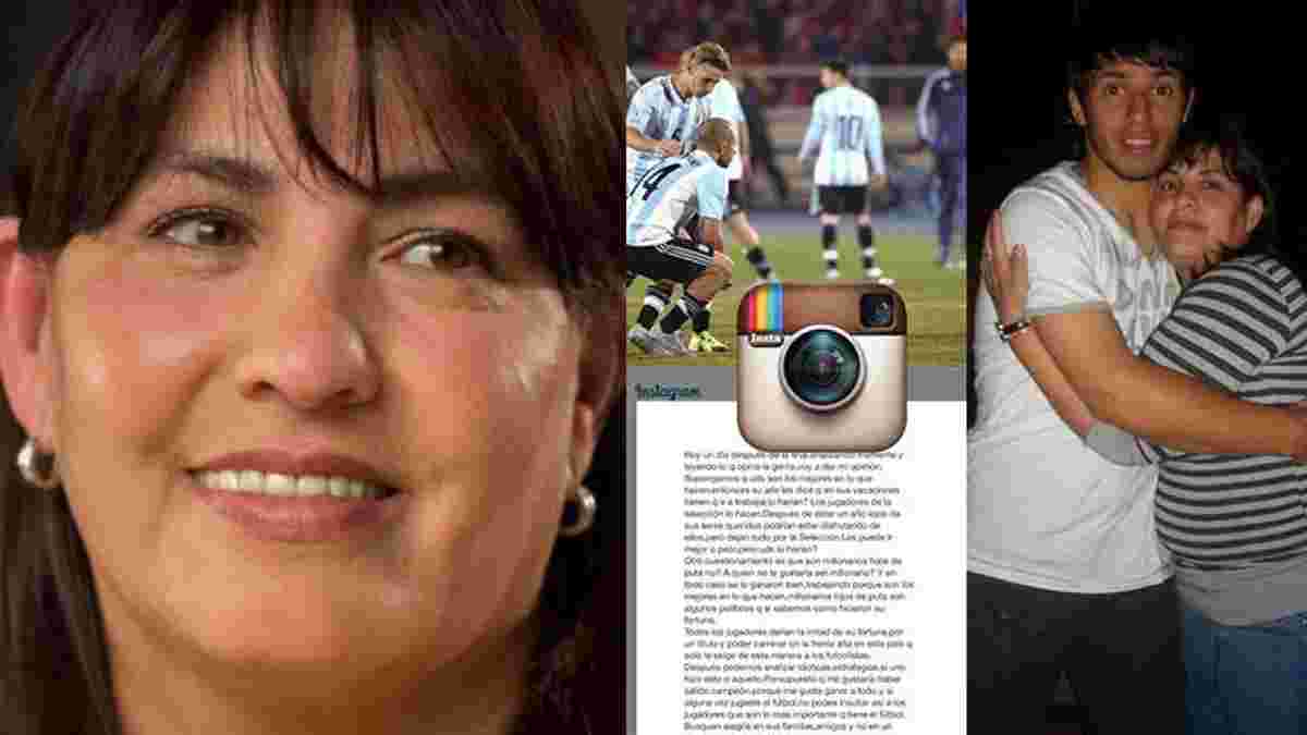 "Барселона – это был удар для всех": мать Агуэро обратилась к сыну после завершения карьеры