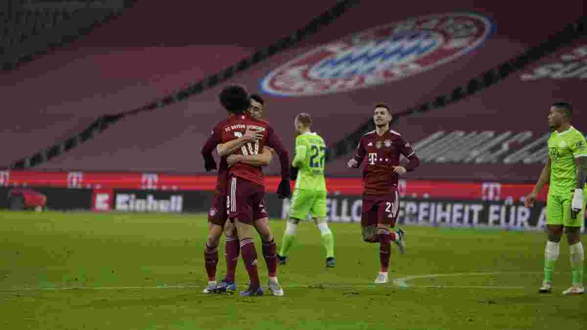 Шедевральные голы Сане и Левандовски в видеообзоре матча Бавария – Вольфсбург – 4:0