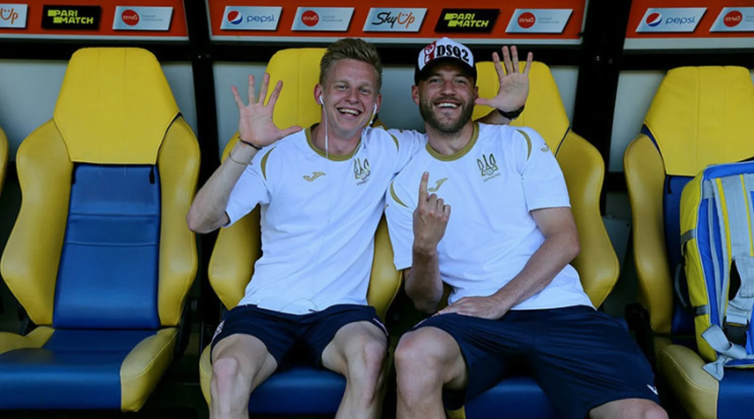 Александр Зинченко и Андрей Ярмоленко / Фото УАФ