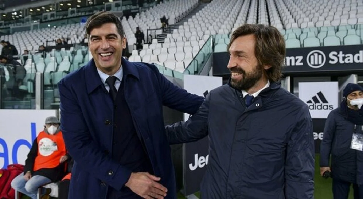 Паулу Фонсека та Андреа Пірло / Фото Ювентус