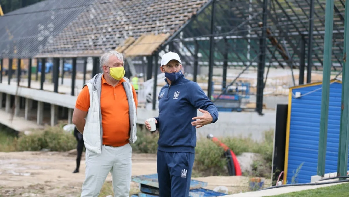 Григорий Козловский и Андрей Шевченко / ФК Рух