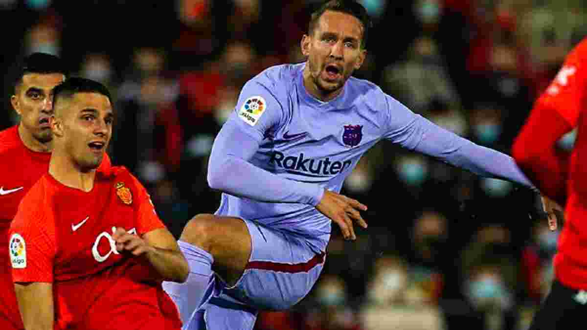 Де Йонг розсмішив жахливим ударом у матчі проти Мальорки – відео провалу гравця Барселони